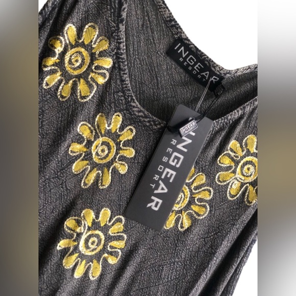 NWT🌸INGEAR RESORT🌸 flower printed maxi dress - Picture 10 of 10